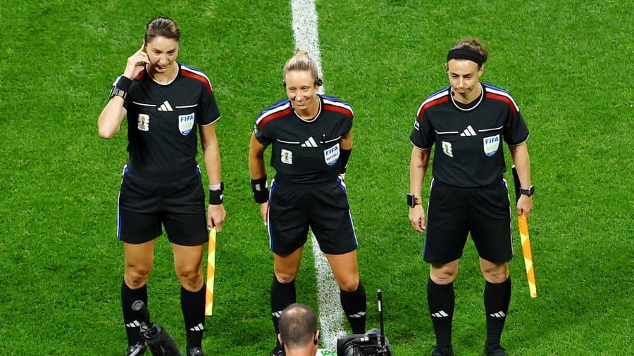 Referee Tori Penso creates history;leads the first all womens officiating trio in the World Cup