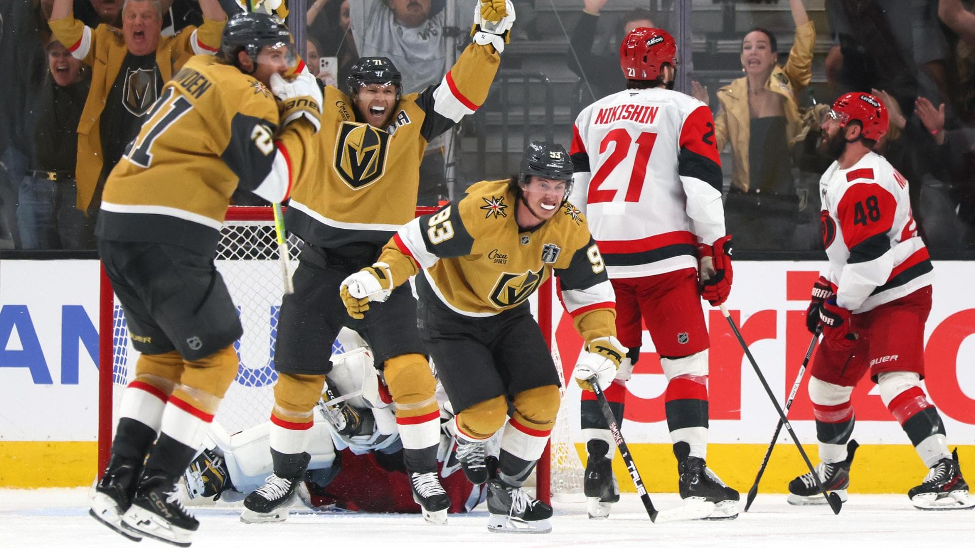 Vegas survives in 2OT thriller, takes 2-1 lead in Stanley Cup Final