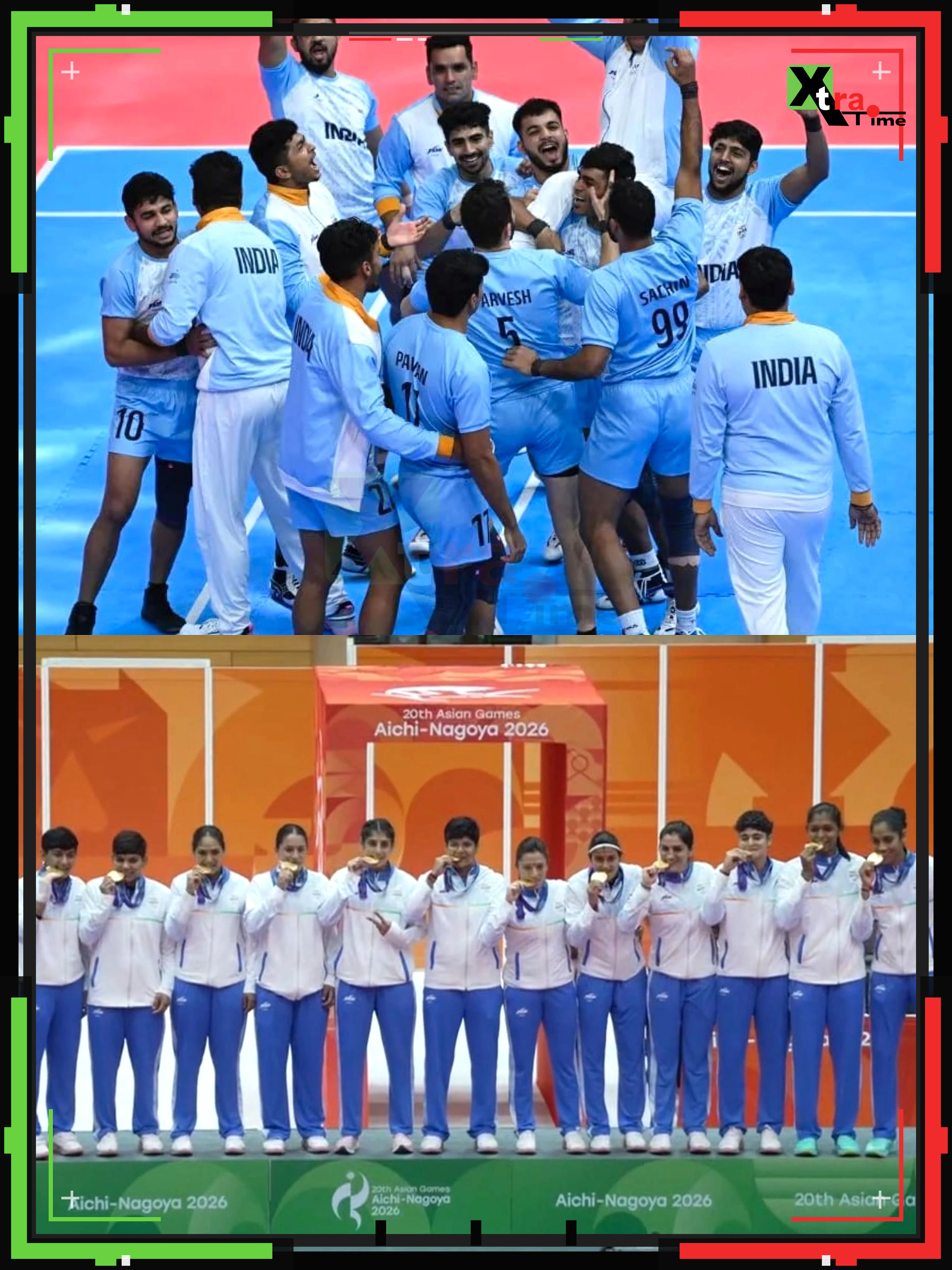 Double Gold, Double Glory! India’s Men and Women Beat Iran to Reign Supreme