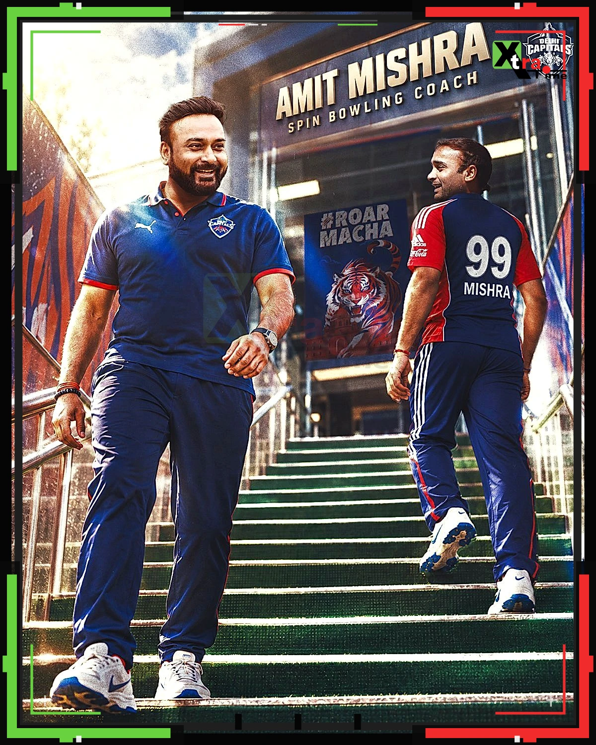Amit Mishra joins Sourav's team; he has become the spin bowling coach for Delhi Capitals